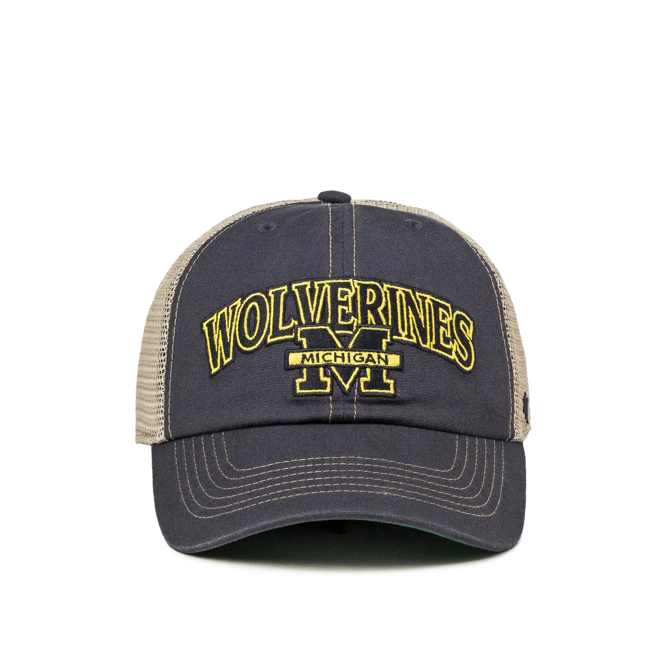 47 Michigan Wolverines Tuscaloosa *Clean Up* Vintage Trucker Cap