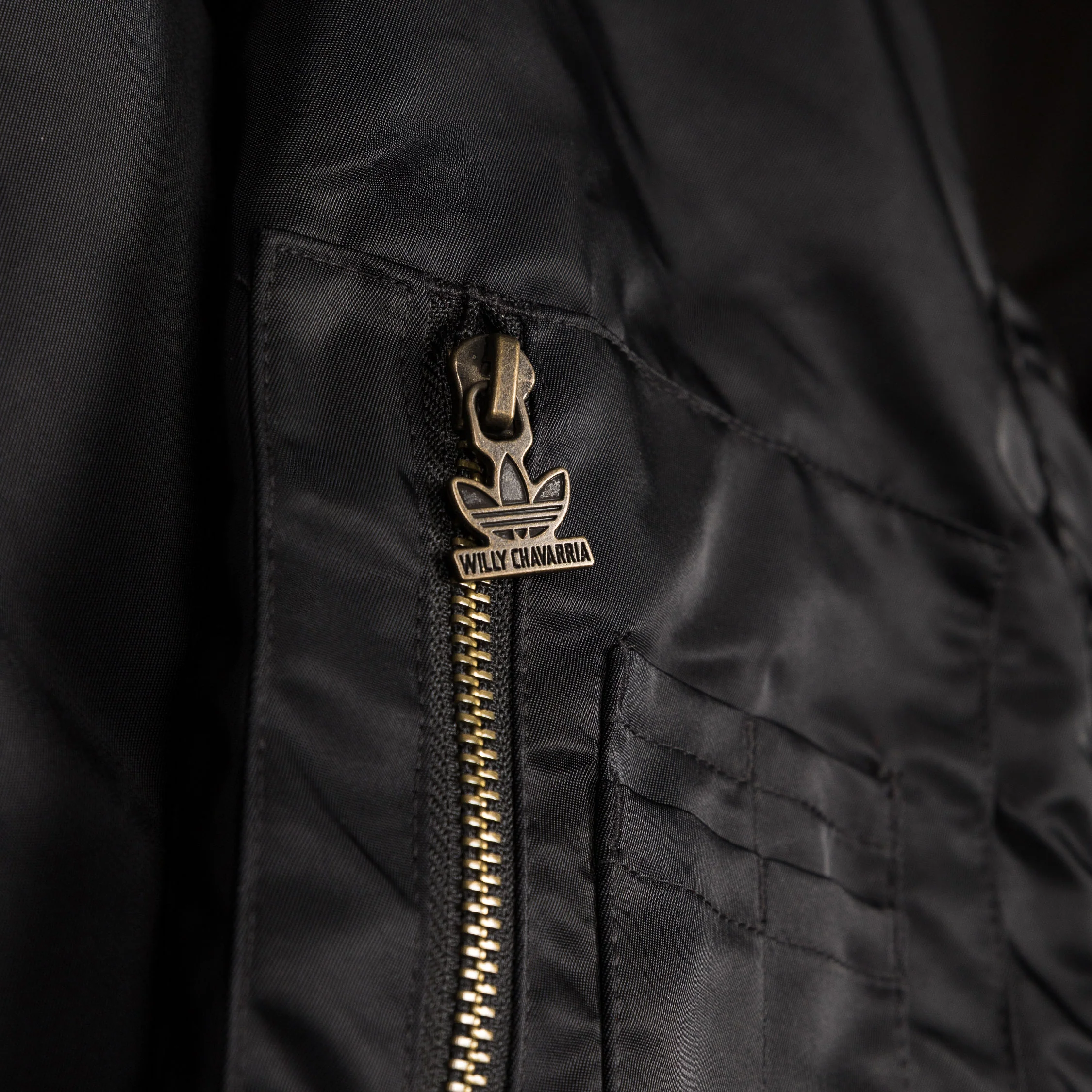 Adidas x Willy Chavarria Satin Bomber Jacket - Image 6