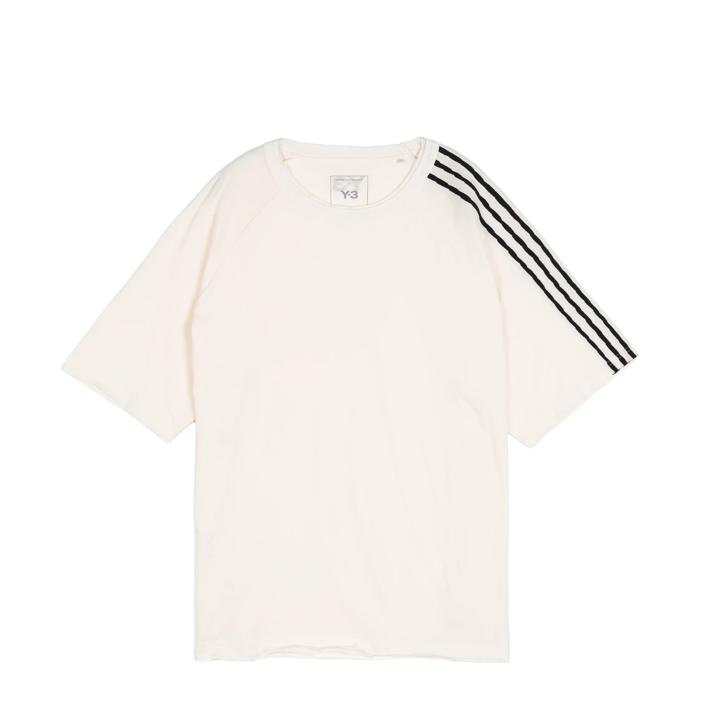 Adidas Y-3 Raw Edge 3 Stripes Tee