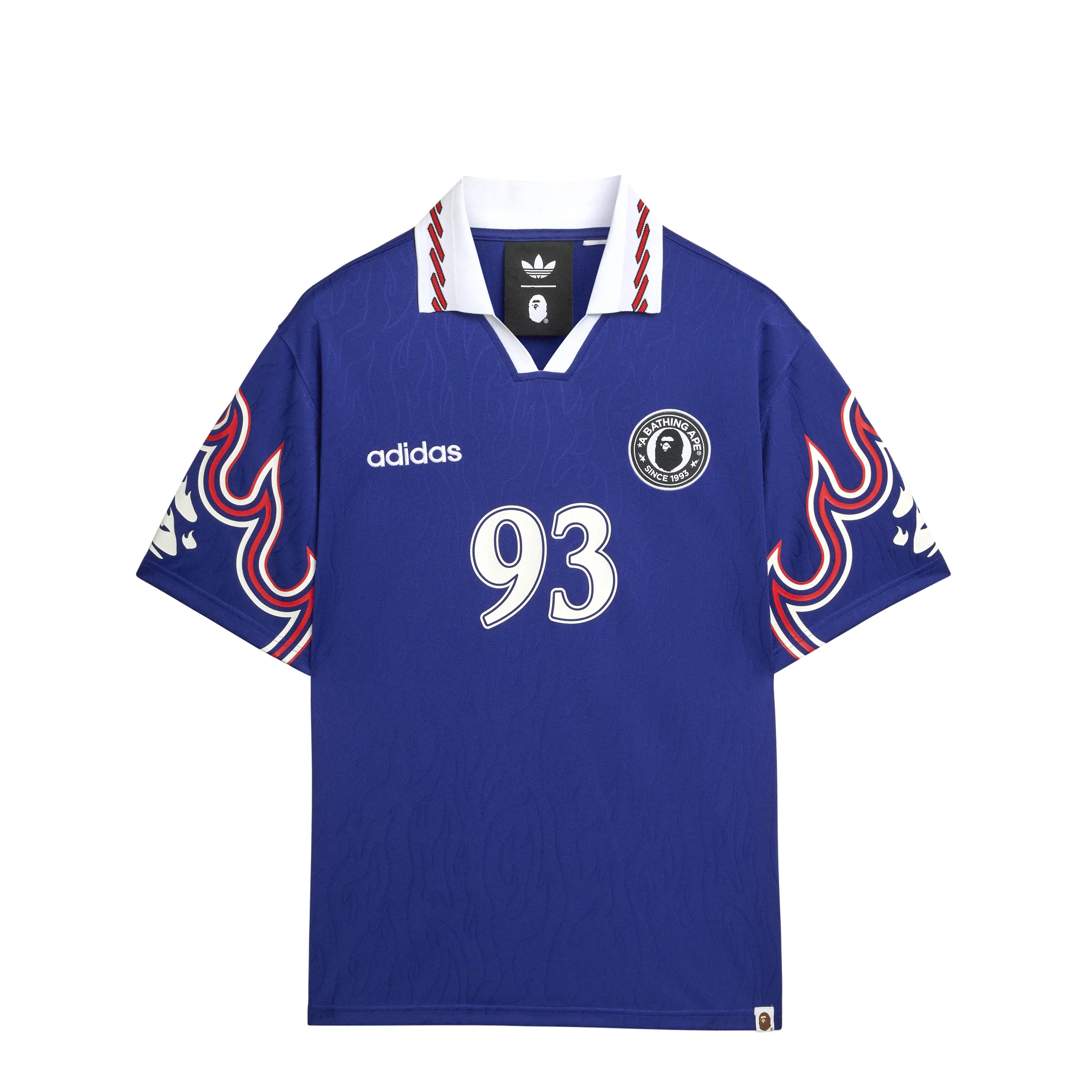 Adidas	x Bape Short Sleeve Flame Jersey