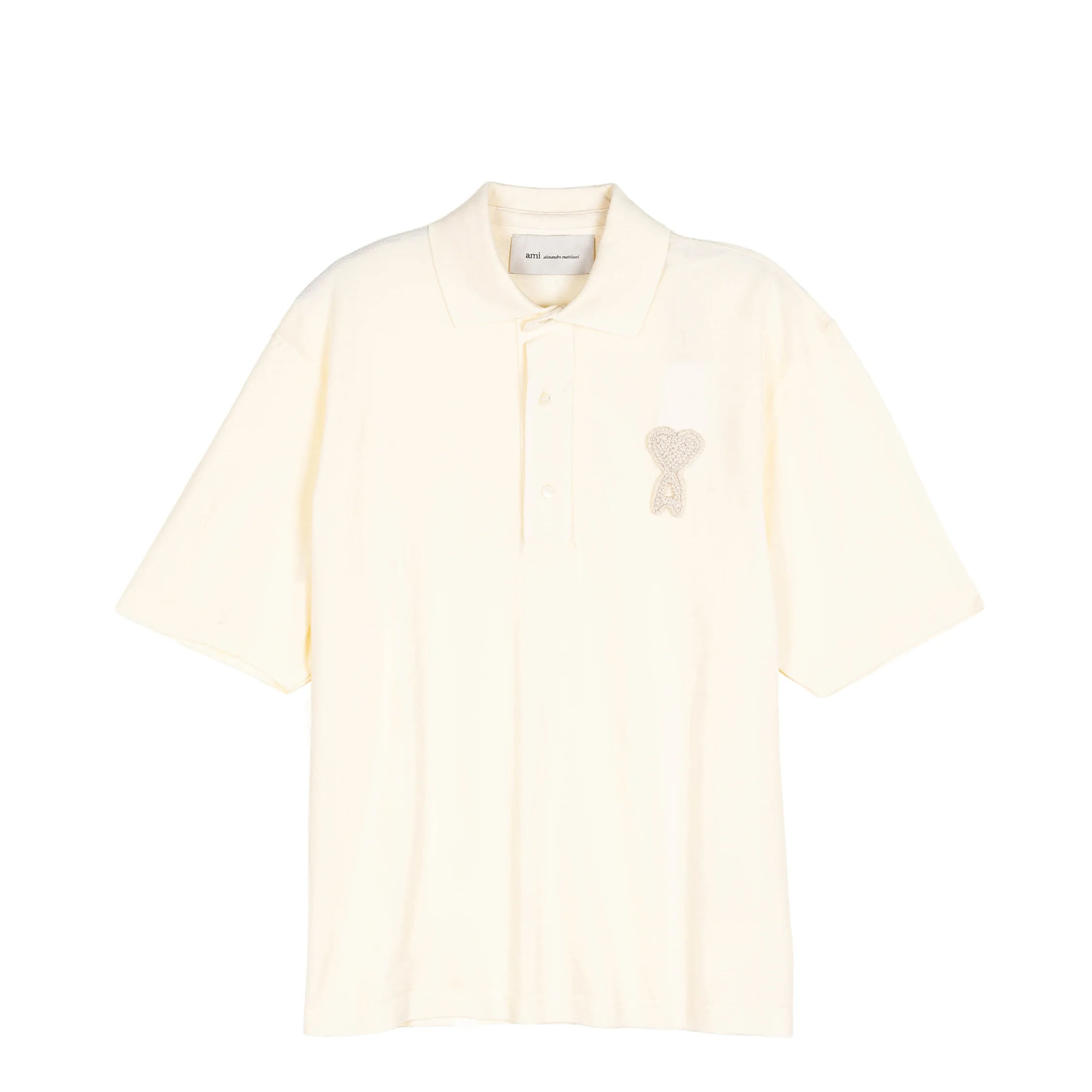 AMI Paris	Ami De Coeur Knitted Patch Polo