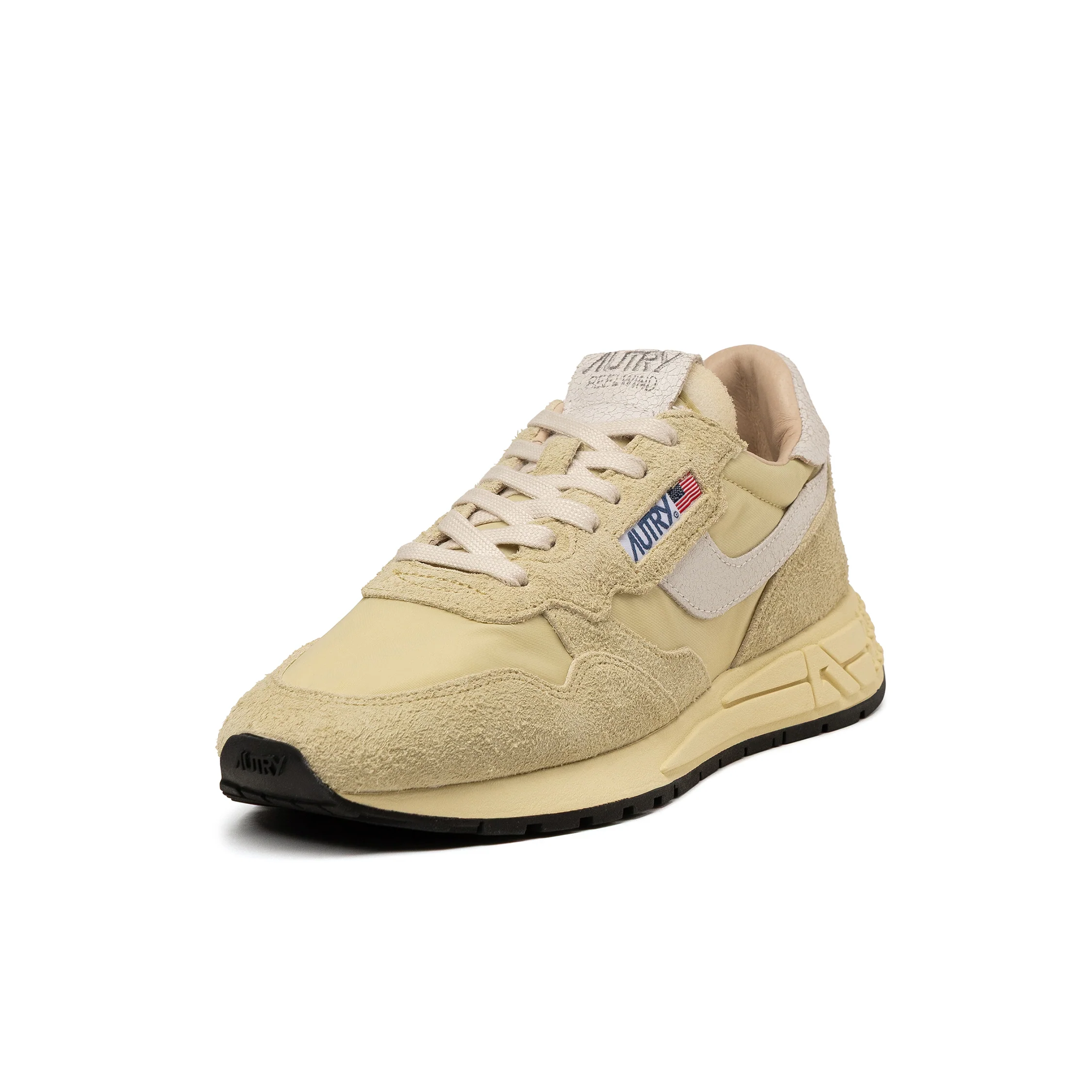 Autry Reelwind Low *Nylon / Cracked Leather* - Image 2