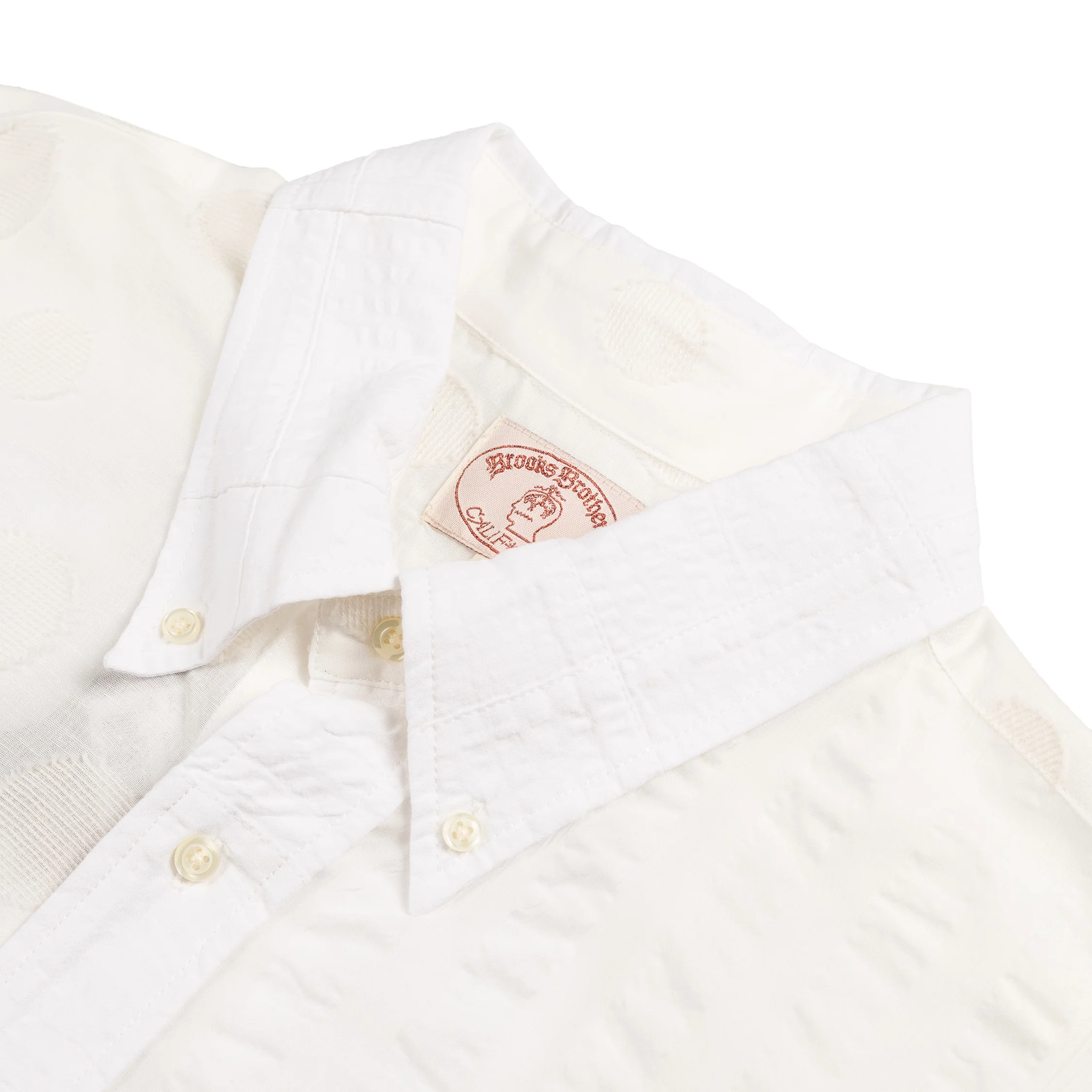 Brain Dead x Brooks Brothers Patchwork Oxford Button Up - Image 2