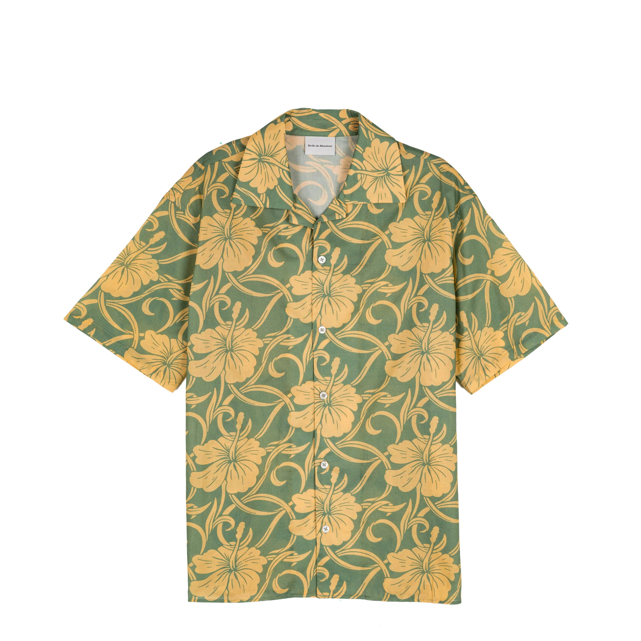 Drole de Monsieur Chemise Hibiscus Monogramme