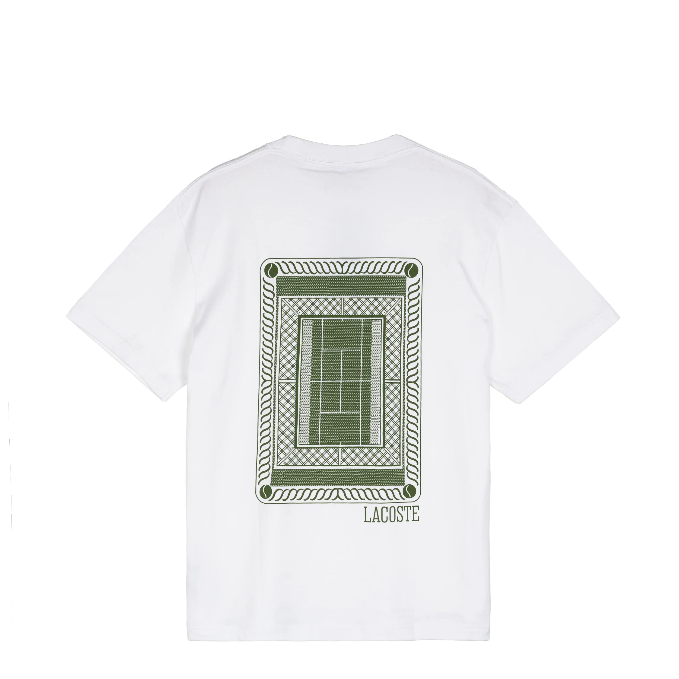 Lacoste	Tennis Court Print T-Shirt
