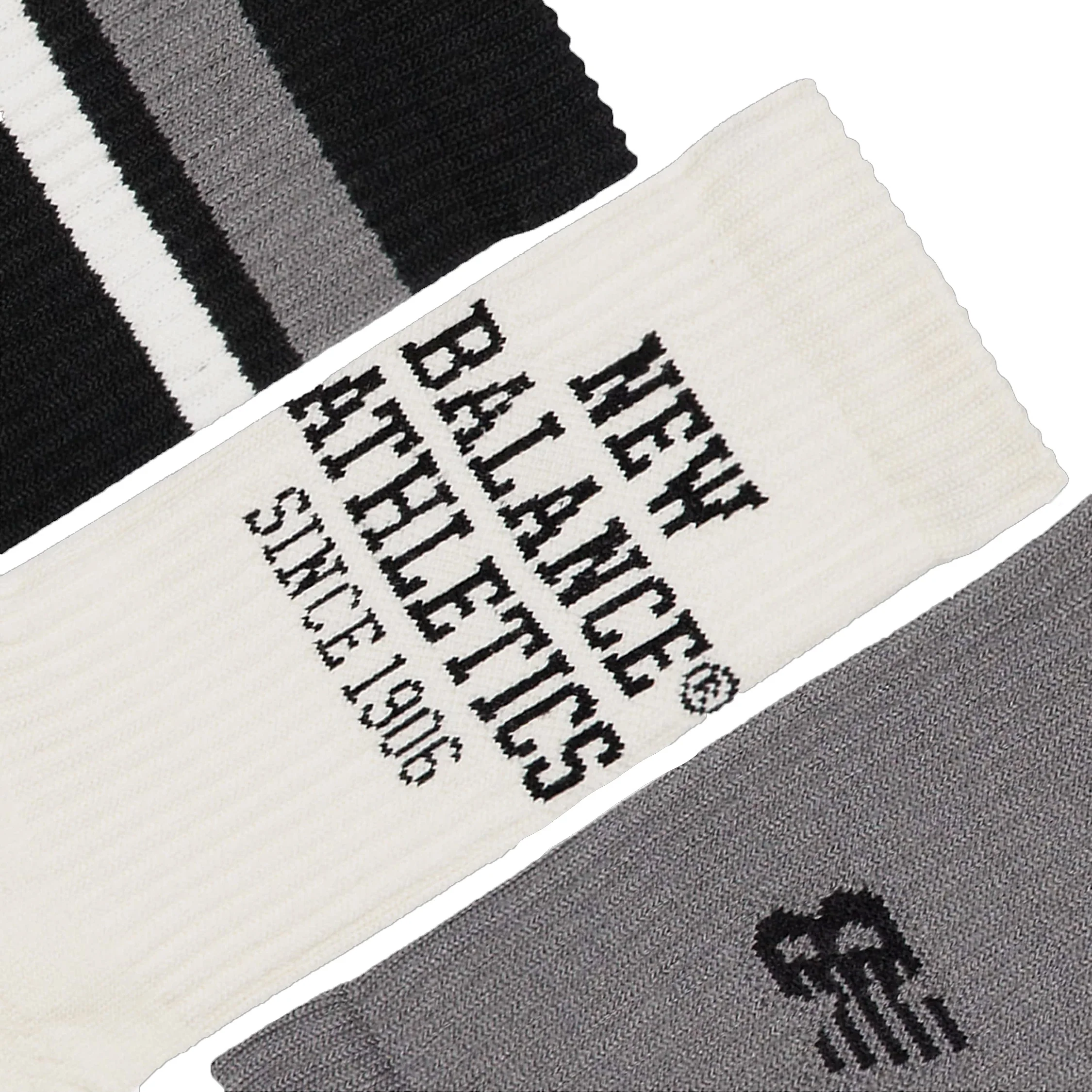 New Balance Active Graphic Crew Socks 3 Pack - Image 2