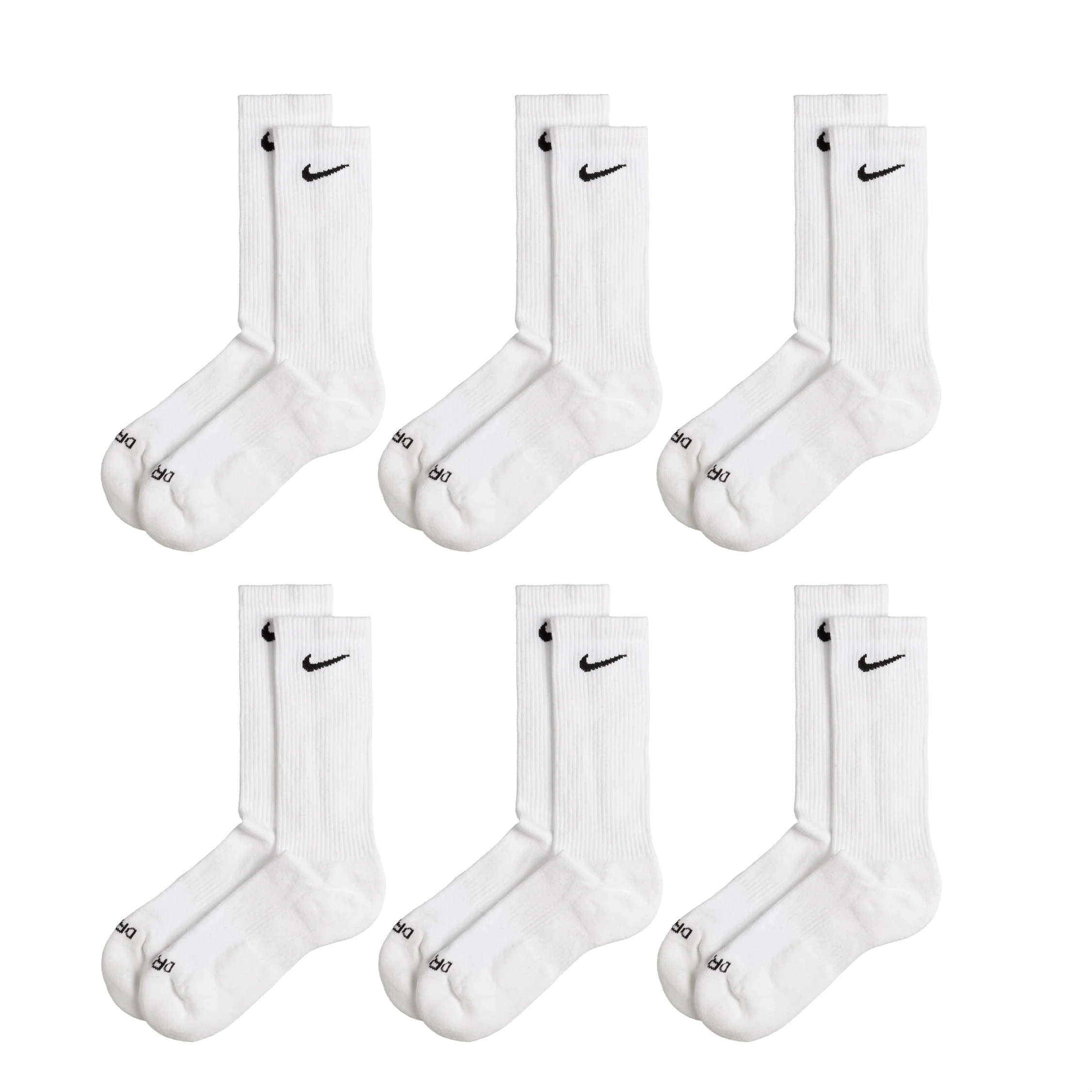 Nike Everyday Plus Cushioned Crew Socks 6 Pack