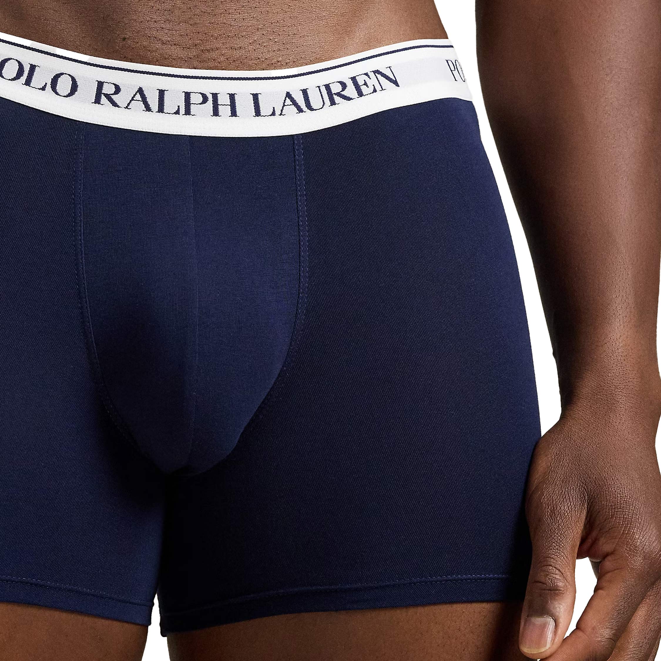 Polo Ralph Lauren Stretch Cotton Boxer Brief 3-Pack - Image 2