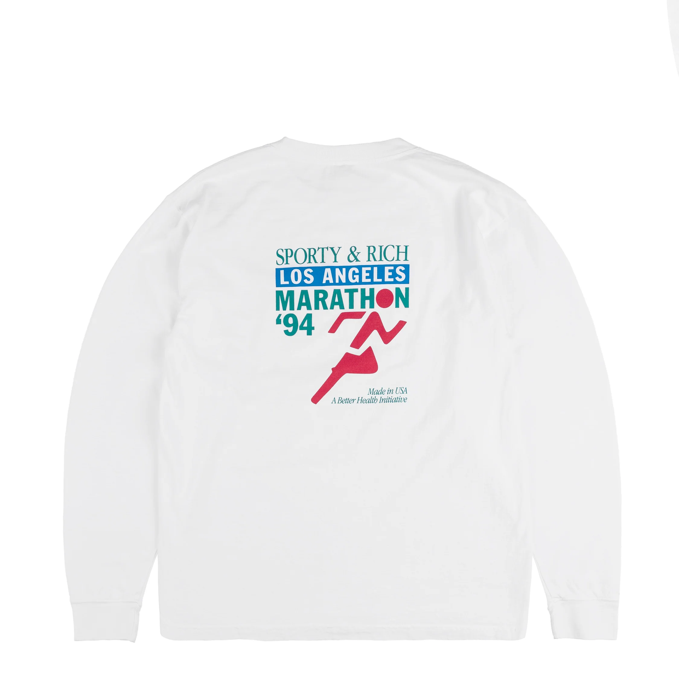 Sporty & Rich LA Marathon Longsleeve Tee - Image 2
