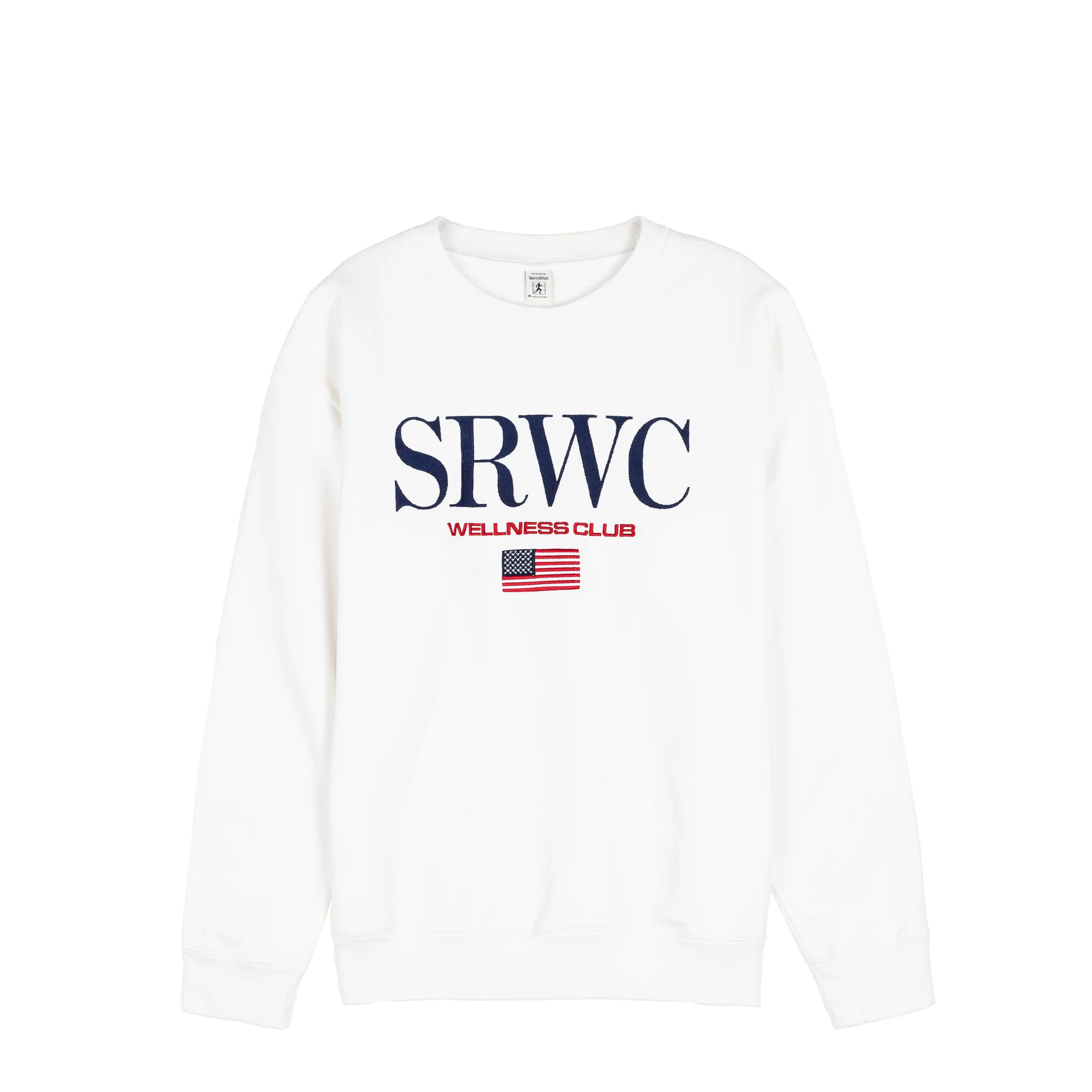 Sporty & Rich Nautical Embroidered Crewneck