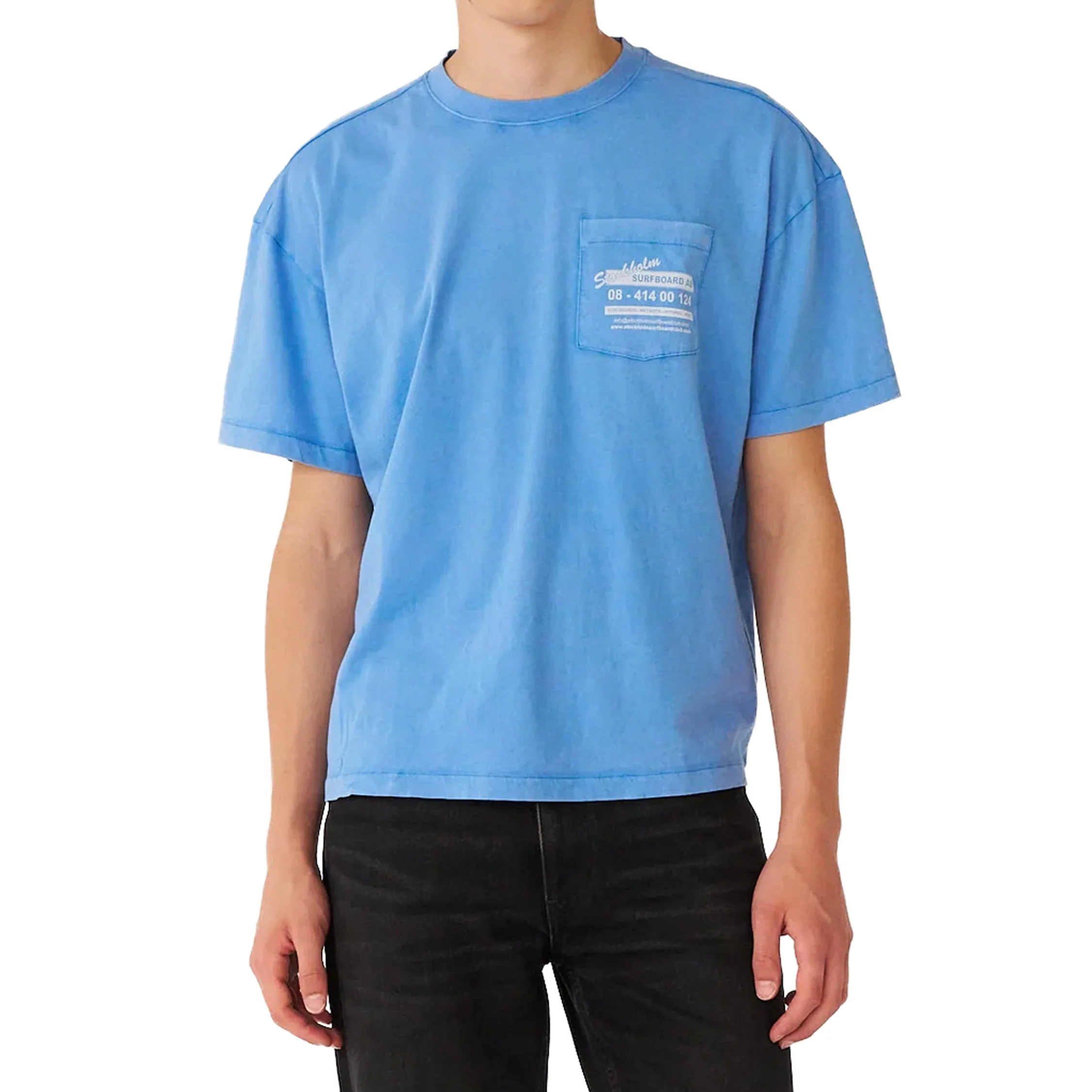 Stockholm Surfboard Club Printed Pocket T-Shirt - Image 4