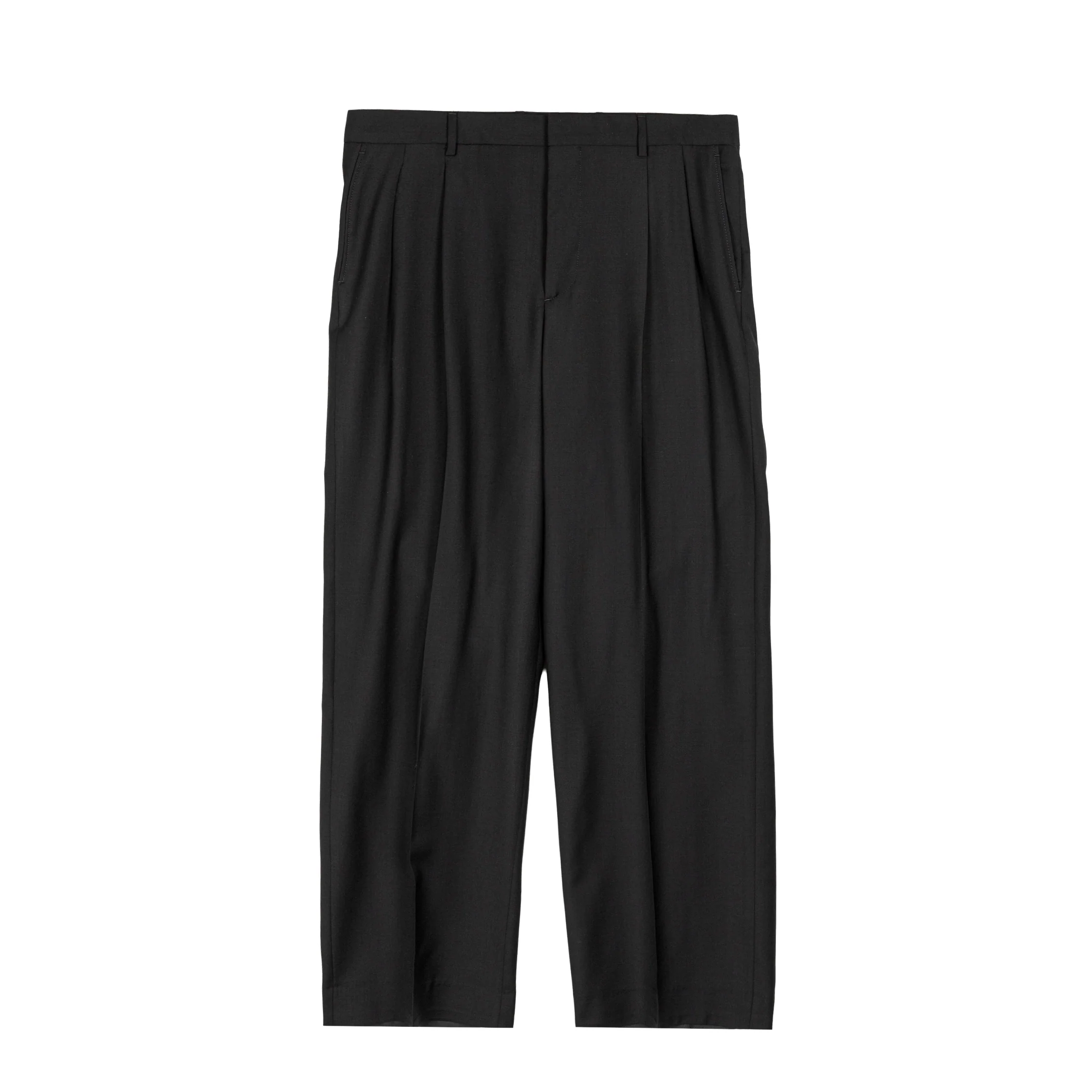 Sunflower Wide Pleated Trouser Tropical Wool