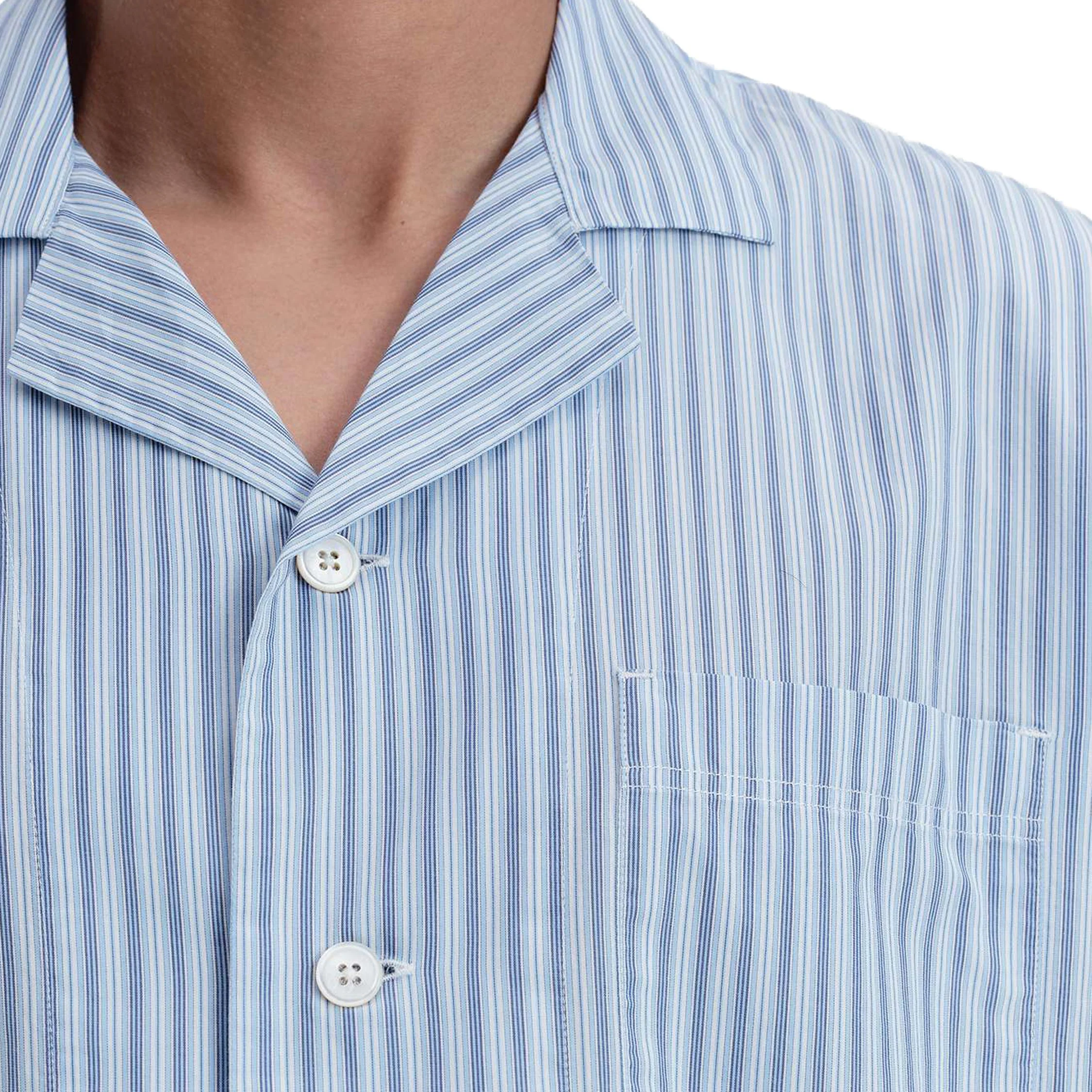 Tekla Fine Twill Long-Sleeved Sleepwear Shirts - Image 2