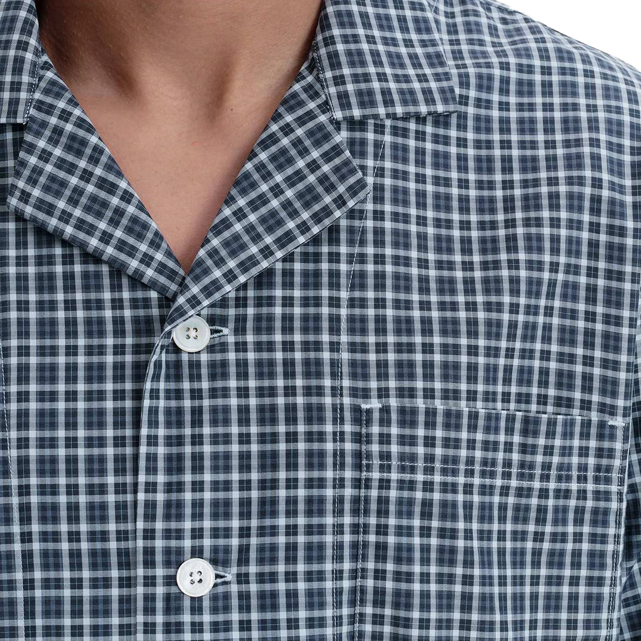 Tekla Fine Twill Long-Sleeved Sleepwear Shirts - Image 2