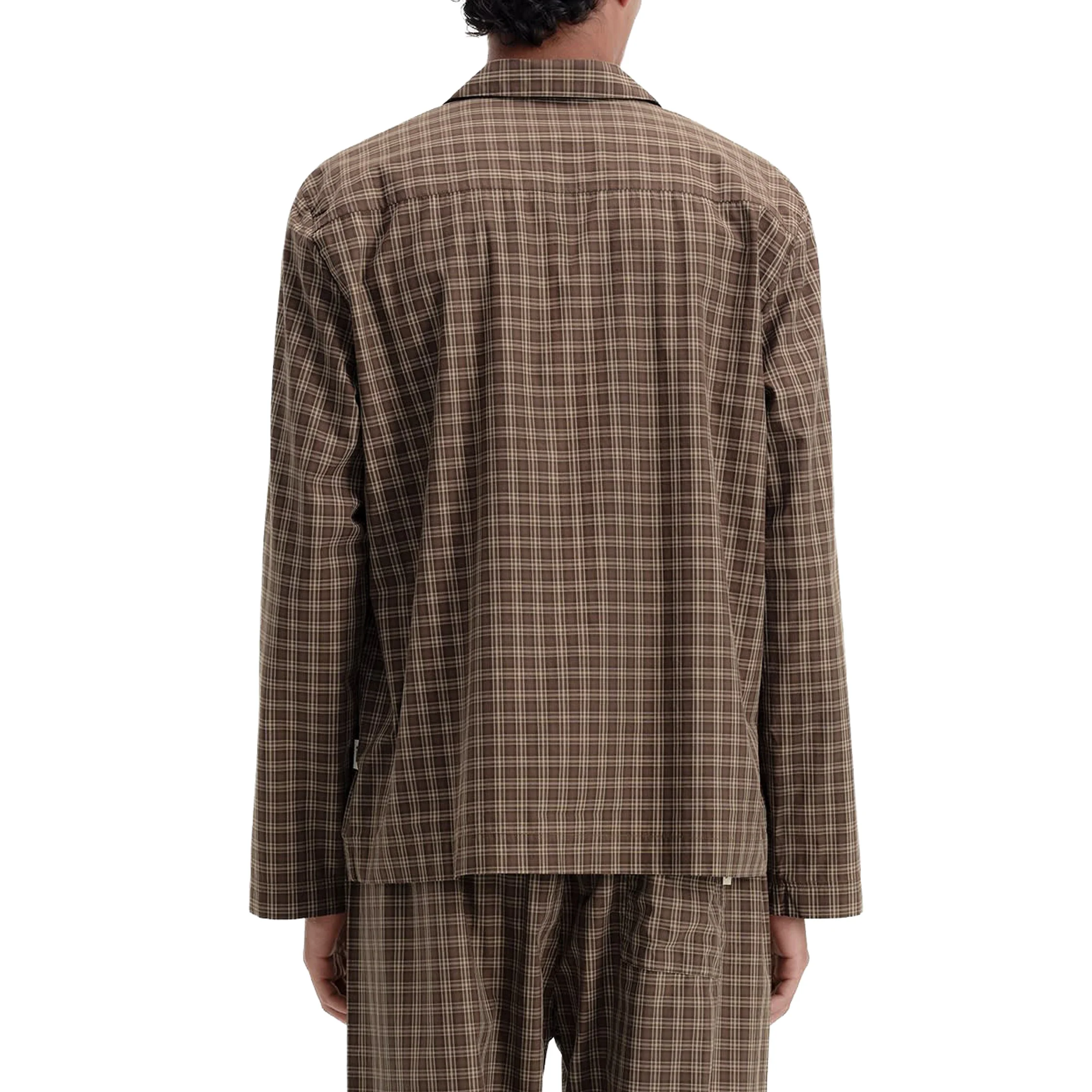 Tekla Fine Twill Long-Sleeved Sleepwear Shirts - Image 3