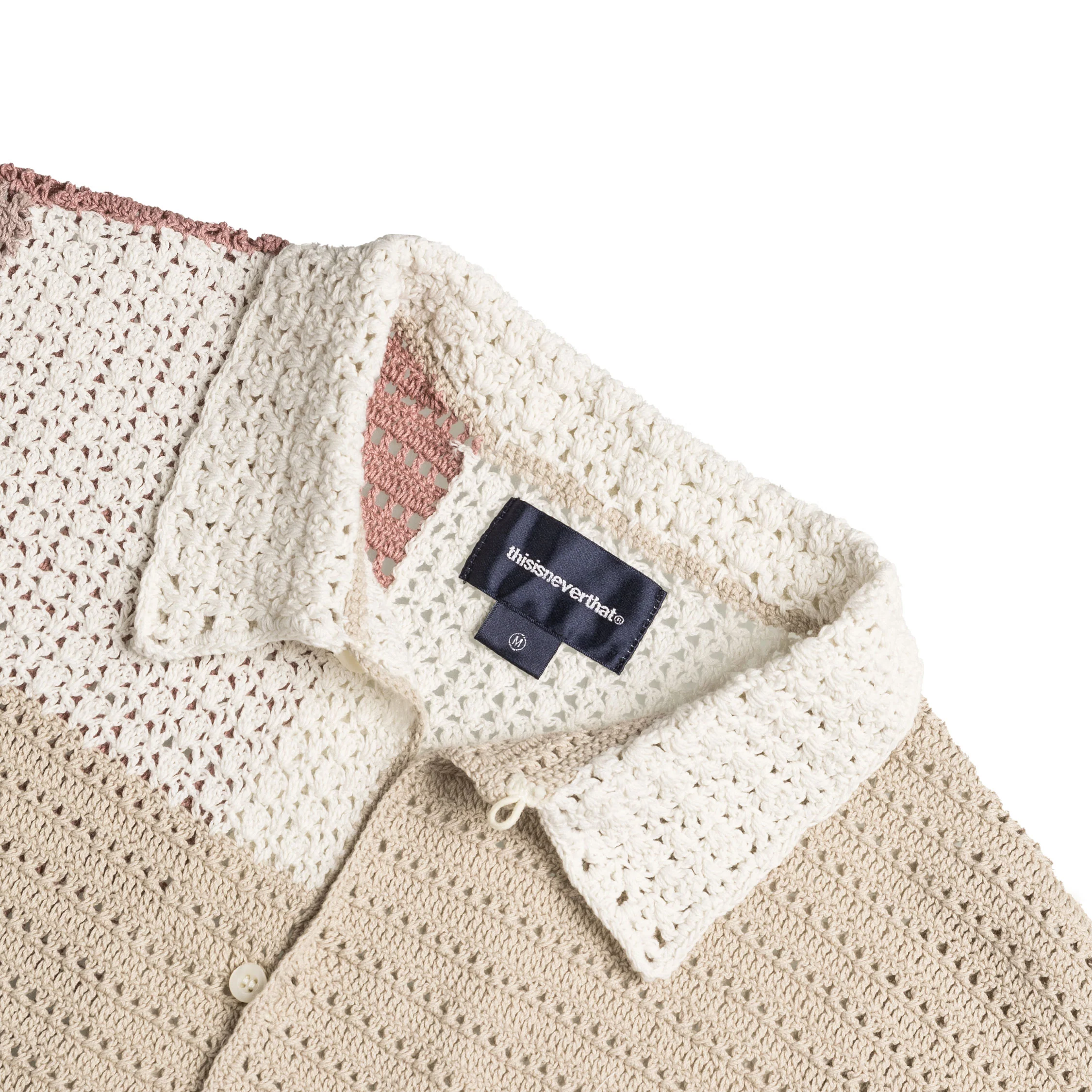 thisisneverthat Block Crochet Knit Shirt - Image 3