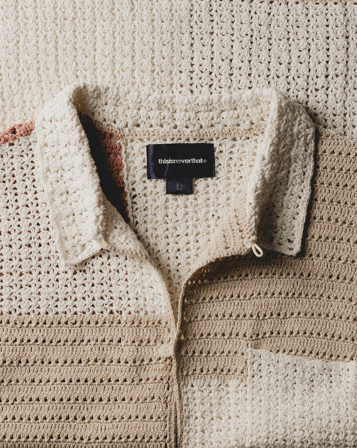 thisisneverthat Block Crochet Knit Shirt - Image 5